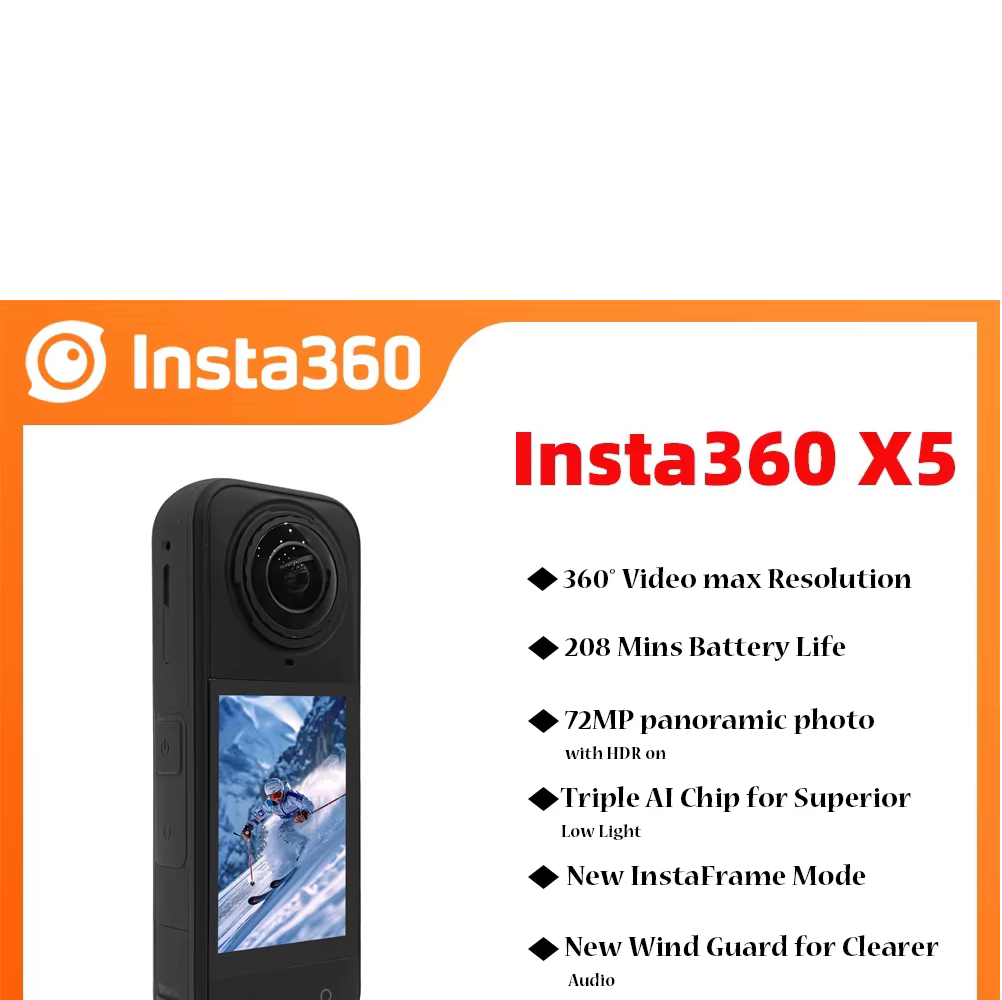 Caméra d'action Insta360 X5 france 2026