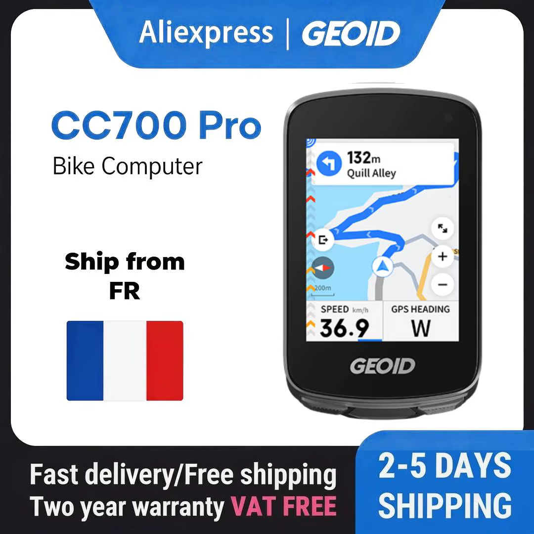 GPS Vélo GEOID CC700 Pro à 80,69 € – Livraison Gratuite en France