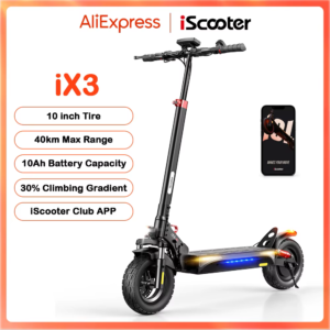 Trottinette électrique tout-terrain iScooter BMERY 10 pouces – 291,42 € avec livraison gratuite à domicile en France