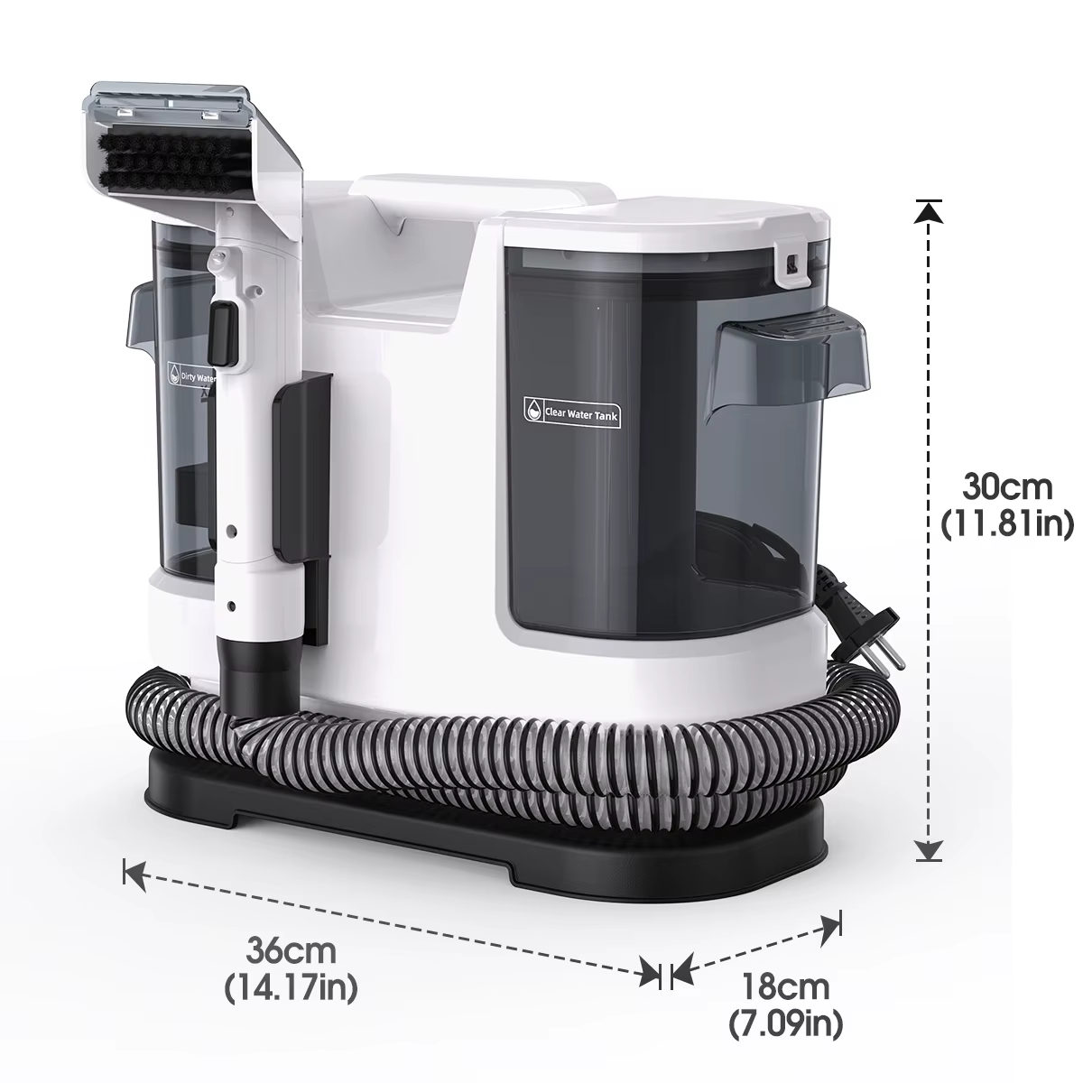 Lubluelu V8 800W à 66,99 € – Nettoyeur de tapis à eau chaude 60 °C