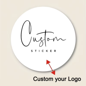 Autocollants photo personnalisables avec logos multicolores – 2,37 € avec livraison gratuite à domicile en France